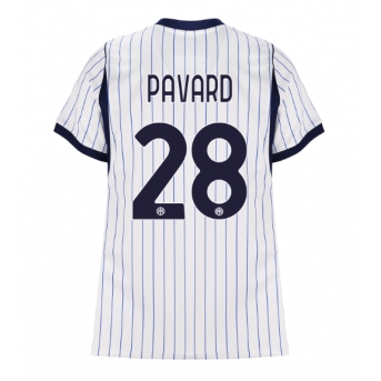 Inter Milan Benjamin Pavard #28 Maglia Gara Trasferta Repliche 2026-27 Donna Maniche Corte